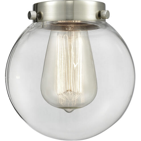 Franklin Restoration Beacon 1 Light 6 inch Oil Rubbed Bronze Mini Pendant Ceiling Light in Incandescent, Clear, Franklin Restoration